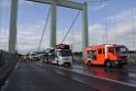 Schwerer LKW VU PKlemm A 4 Rich Olpe auf der Rodenkirchener Bruecke P024